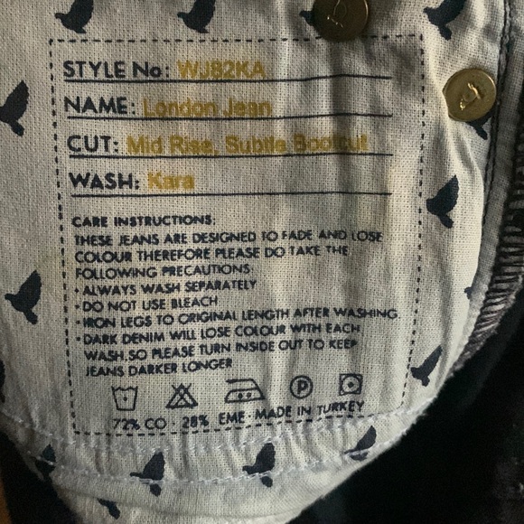 M.i.h The London Jean Mid Rise Subtle Bootcut Jean Size 25 - Picture 7 of 11